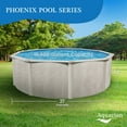 thumbnail image 3 of Aquarian Phoenix 21 Foot x 52 Inch Above Ground Pool Kit with Pump & Ladder, 3 of 13