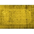 thumbnail image 1 of Ahgly Company Indoor Rectangle Persian Yellow Bohemian Area Rugs, 5' x 7', 1 of 4