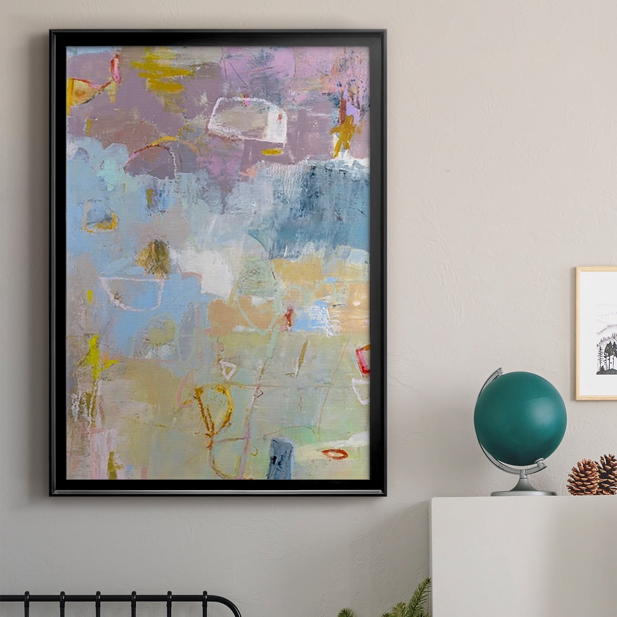 Whilst I Premium Framed Print, in Gold, Black, or Silver - Ready to Hang