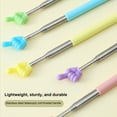 thumbnail image 6 of Opvise Retractable Finger Pointer with Durable Metal Construction, Telescopic Whiteboard Tool for Teachers, Scratch-Free Presentation Stick, Playful Learning Aid, Adjustable Classroom Accessory, 6 of 8