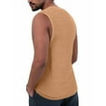 thumbnail image 4 of Men's Sleeveless Ribbed V-Neck Casual Tank Top Stretchy Slim Fit Muscle Top, 4 of 4
