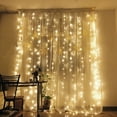 thumbnail image 2 of 8 Modes USB Curtain LED String Lights 6M/4M/3M Decor for Home Navidad Garland Lamp Christmas Tree Decor 2025 Christmas Lights, 2 of 5