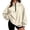 Beige#371004BB, variant on Polka Dot Womens Half Zip Sweatshirt Stand Collar Raglan Long Sleeve Womens Pullover Sweatshirt Y2k Trendy Streetwear Oversized Pullover Sweatshirts for Women