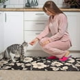 thumbnail image 3 of Pioneer Flower Floral Print Pattern Kitchen Rugs Sets Of 2,Anti Fatigue Kitchen Mat Rugs Non Slip Washable,Decorative Kitchen Floor Mats for Kitchen,Sink,Laundry,17"x30"+17"x47", 3 of 7