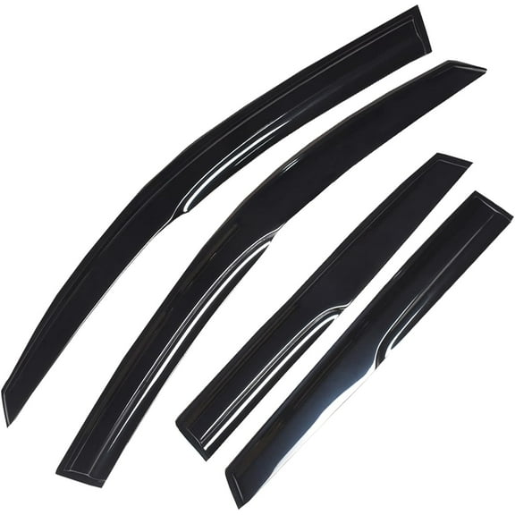 PET-U Window Visors Sun Rain Guards - Window Deflectors for Car 4-Pack Vent Shade Deflector Replacement for Mazda 3 2004-2009
