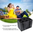 thumbnail image 4 of sdhkgrrt under $5 2Pcs Wine Cooler Bag, Insulated Wine Cooler Bag,6 Bottle Wine Tote Carrier,Portable Picnic Wine Bag,Travel Wine Bottle Holder,Leather Look Wine Carrier, 4 of 9