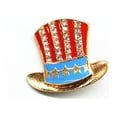 thumbnail image 5 of OUNONA American Flag Brooch Fashion Alloy Clips Women Dress Clothes Decorative Brooch, 5 of 8