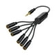 thumbnail image 5 of Cable extensor divisor de auriculares Fácil de usar Sin interferencias Resistente al desgaste 1 a 6, 5 of 9