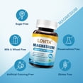 thumbnail image 6 of Lovita Triple Magnesium Complex 500mg, Glycinate, Citrate & Oxide, High Absorption, 180 Vegan Capsules (Pack of 3), 6 of 7