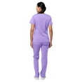 thumbnail image 2 of Adar Pro Breakthrough Plus Scrub Set For Women - Enhanced V-Neck Top & Multi Pocket Pants - 4400 - Lavender - XXS, 2 of 7
