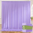 thumbnail image 1 of Cortinas de telón de fondo NSSONBEN, no se arrugan, color lavanda, 40 x 10 pies, 1 of 7