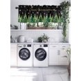 thumbnail image 5 of Frohe Weihnachten Valances for Windows, Christmas Tree Snowflake Winter Black Light Filtering Window Treatment Valances, Rod Pocket Small Curtains for Kitchen/Bathroom, 60"x14", 5 of 9
