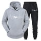 thumbnail image 5 of Conjunto de ropa deportiva con estampado de latidos del corazón de Dachshund para hombre, sudaderas con capucha y pantalones de manga larga a la moda, trajes de 2 piezas, chándales con diseño de perro, 5 of 5