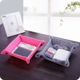 thumbnail image 3 of Braveheart Non-woven Fabric Desktop Sundries Storage Tray Wearable Foldable Office Livingroom Coffee Table Organizer Storage, 3 of 9
