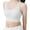 White, variant on SGMVNU Girls Sports Bras Seamless Smoothing Padded Training Bra Wireless Racerback Breathable Tween Comfortable Bralette 9-15Y Size: 12-15 Years Yellow