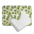 thumbnail image 6 of Yiaed Green Hawaii Palms Print Bathroom Mat Set 2 Pieces Mat Anti-Skid Pad Ultra Soft and Absorbent Bathroom Bath Mat Contour Bath Rugs for Toilet Base, 6 of 6