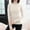 White, variant on Qulqfy Long Sleeve Shirts for Women Fleece Lined Turtleneck Beige Undershirt Fitted Thermal Shirts for Women