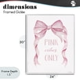 thumbnail image 4 of Stupell Industries Glam Feminine Pink Vibes Only White Framed Giclee Art, 24 x 30, by Cindy Jacobs, 4 of 8