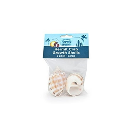 Pets Hermit Crab - Fluker's Hermit Crab Growth Shells, Large (Pack of 2)