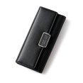 thumbnail image 1 of Wallet Ladies Elegant Leather Wallet Sweet Wallet (Black), 1 of 6