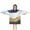 Blue And Gold, variant on Black White Marble Gold Wave Pattern Blanket Hoodies for Kids 6-13YR Oversize Wearable Blanket Hoodies for Boys Girls Teens