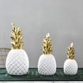 thumbnail image 2 of Piña Decorativa, Mediana, Blanca, 2 of 5