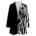 thumbnail image 3 of kakina CMSX Womens Clearance Women Lightweight Long Lapel Cardigan Slim Overcoat Long Blazers, 3 of 4