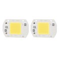 thumbnail image 1 of Chip LED, 2 piezas de perlas de lámpara LED COB SMD integradas Chip LEDCOB Rendimiento sólido, 1 of 12