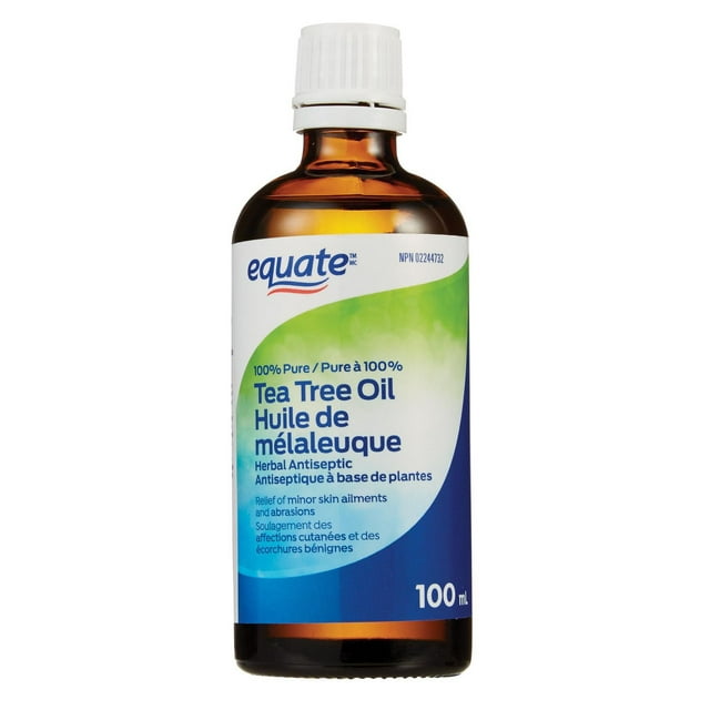 Equate Tea Tree Oil 100% Pure Herbal Antiseptic, 100 ml