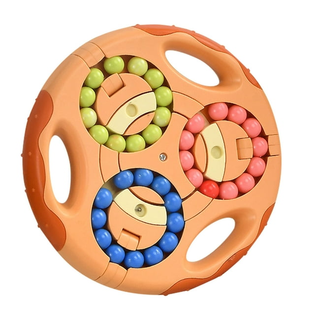 Haricots Rotatifs pour Doigts Double Face Exercice de Réflexion Casse-Tête