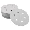 thumbnail image 1 of Hojas de lijado de gancho y lazo Unique Bargains 150x150mm blancas 600 grano, redondas, eficientes para el pulido y lijado en la fabricación y reparación de automóviles y trabajos en madera, 1 of 7