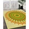 thumbnail image 2 of Ahgly Company Indoor Rectangle Patterned Dark Golden Rod Brown Area Rugs, 8' x 12', 2 of 6