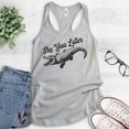 thumbnail image 2 of See You Later Alligator Tank Top, Ladies Racerback Tank Top, Funny Alligator Tank, Gator Tank, Swamp Tank, Silver Gray, XX-Large, 2 of 3