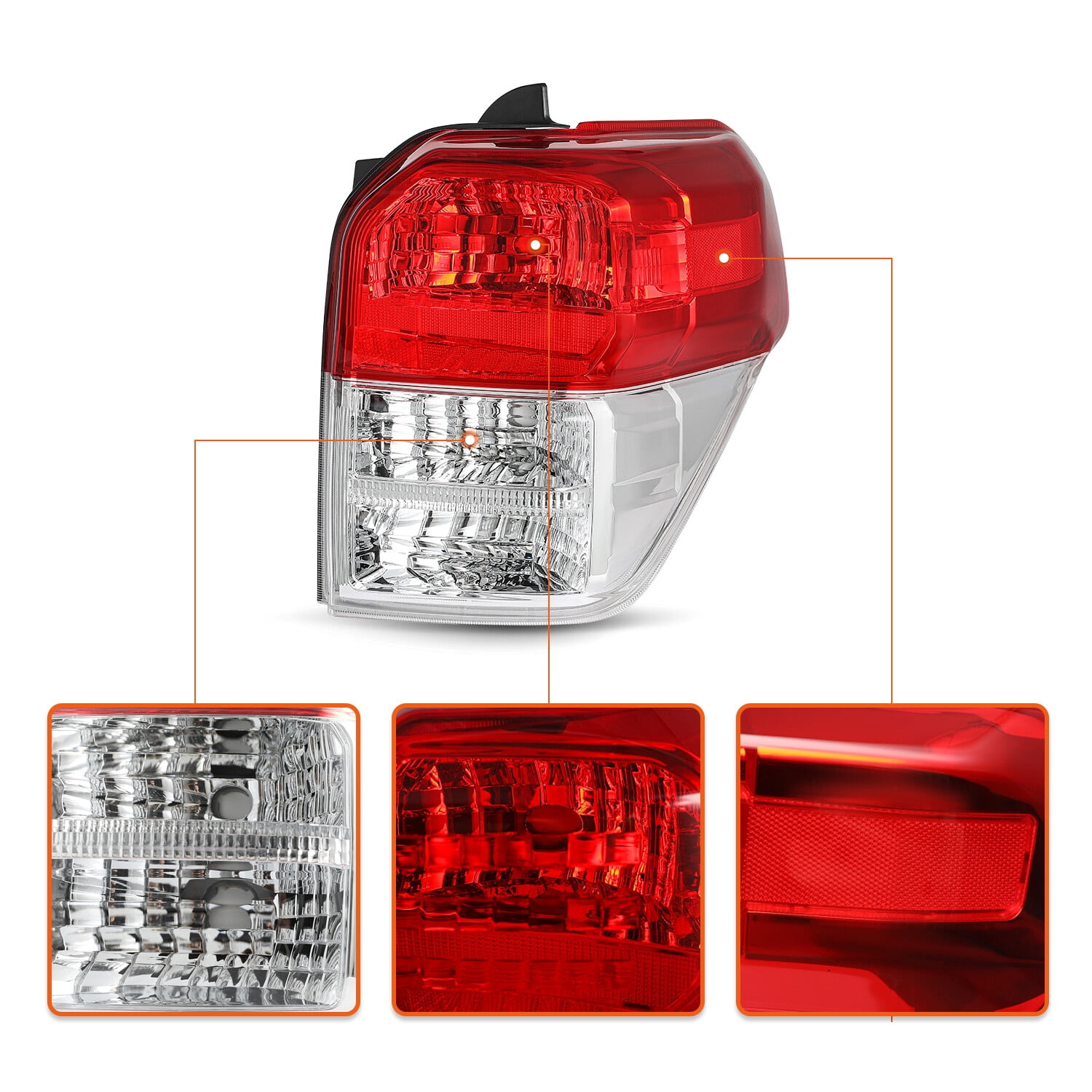 Tail Light For 2010-2013 Toyota 4Runner Limited SR5 Outer Lamp