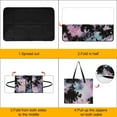 thumbnail image 4 of Colorful Tie Dye Vortex Picnic Blanket Waterproof Outdoor Beach Blanket Hand-held Pad Suitable for Travel, Camping, Beach, Family Gatherings, 4 of 8