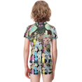 thumbnail image 3 of Rick And Morty Boys 2-Piece Swimsuit Set, Short Sleeve Rash Guard & Swim Trunks, 3 of 7