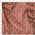 thumbnail image 4 of Soimoi Pure Silk Red Fabric By the Yard - 42 Inch Wide - Ikat Fabric - Elegant and Traditional Patterns for Stylish Creations Printed Fabric, 4 of 6