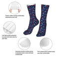 thumbnail image 3 of Salouo Deep Down In The Ocean Pattern Fun Novelty Crew Socks,Casual Athletic Socks Neutral Socks, 3 of 7