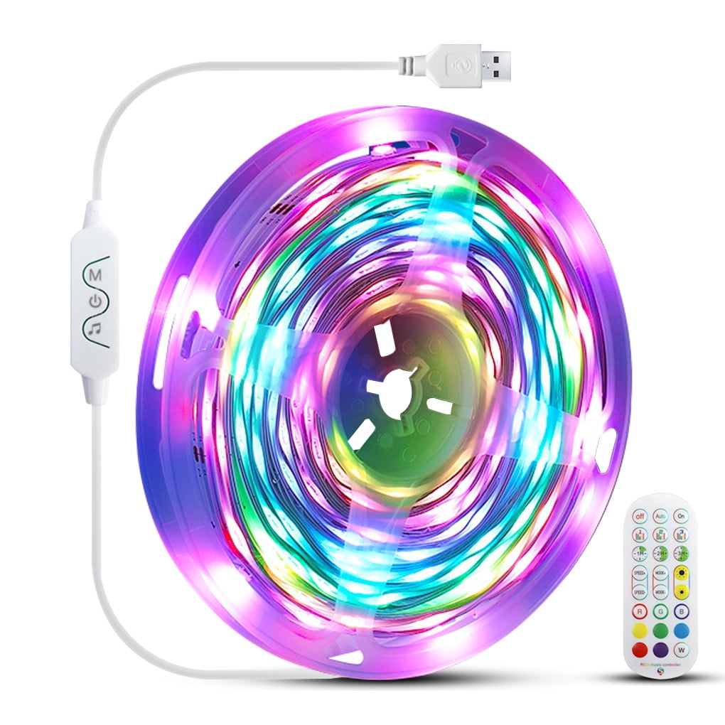Details about   USB LED Strip Lights Color Changing Smart Bluetooth Waterproof Tape Cabinet Lamp 