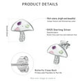 thumbnail image 2 of TANGPOET Mushroom Earrings Womens Mushroom Studs Earrings 925 Sterling Silver Jewelry Gifts Hypoallergenic for Daughter Granddaughter, 2 of 7