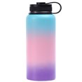 thumbnail image 1 of Botella deportiva de viaje al vacío de doble pared de acero inoxidable, termo aislado de 32oz, 1 of 8
