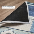 thumbnail image 6 of Addison Rugs Dream Shag Premium Machine Washable Transitional Aztec Blue Rectangle Rug, 5' x 7'6", 6 of 8