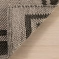 thumbnail image 3 of Rugs USA x Nate Berkus Canon Bordered Wool Cozy Area Rug, 6' x 9', Canon Charcoal, 3 of 7