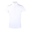 thumbnail image 1 of Camiseta ecuestre deportiva cómoda y transpirable para hombre, manga corta para montar a caballo (blanco M), 1 of 10