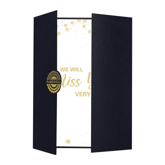 Chmadoxn Office & Stationery Farewell Guest Book Farewell Gifts For Coworkers Rose Gold We Will You Board Happy Retirement Party Decorations Farewell Guestbook