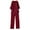 Wine Red, variant on Gkeoshab Sweaters for Women Tracksuit Sweatsuit Sweatshirt and Sweatpant for Women Men 2 Piece Sets Pullover Sweater Black L