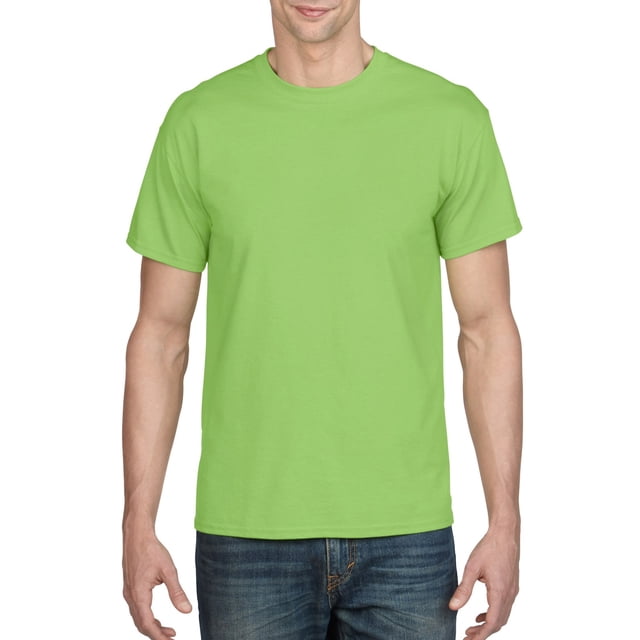 Gildan Mens DryBlend T-Shirt, S, Lime