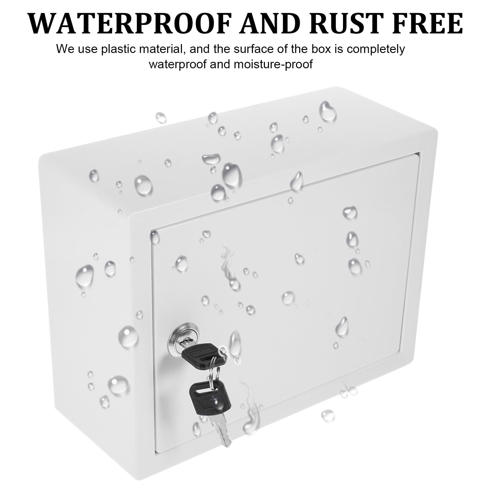 Door Milk Box Lockable Mailbox Locking Mailboxes Locked Small Posts for outside