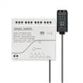 thumbnail image 1 of Interruptor Inteligente Tuya WiFi de 7-32 V CC, 4 Canales, Sensor de Temperatura y Humedad, Módulo de Contacto Seco Pasivo, Compatible con Smart Life., 1 of 5
