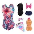 thumbnail image 4 of E-TING Lot 12 Items = 6 Set Fashion Dress Swimsuit Casual Outfit Suit Couple Dating Clothing Accessories + 6 Pairs Shoes for Girl Boy Dolls (Casual Wear Clothes + Dress + Swimwear), 4 of 5